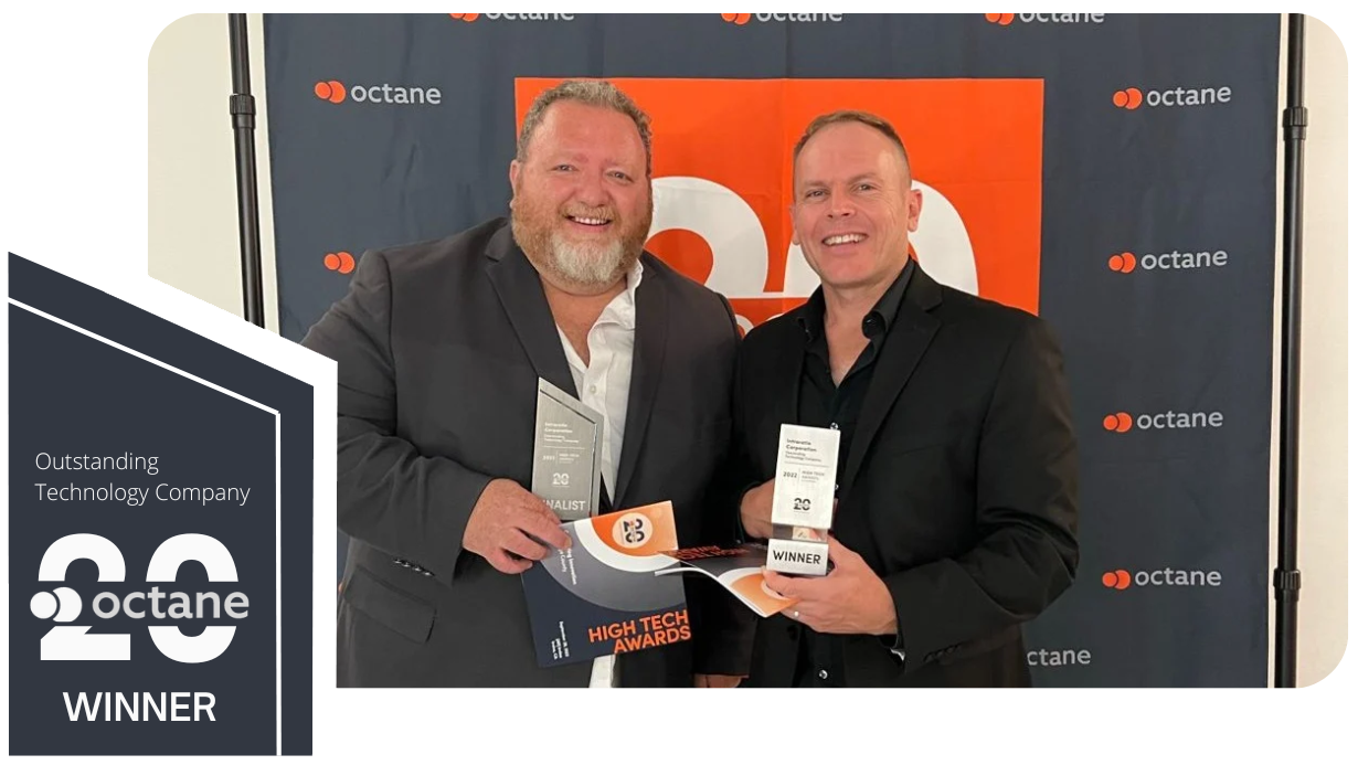 octane award - Outstanding Technology Company - intraratio